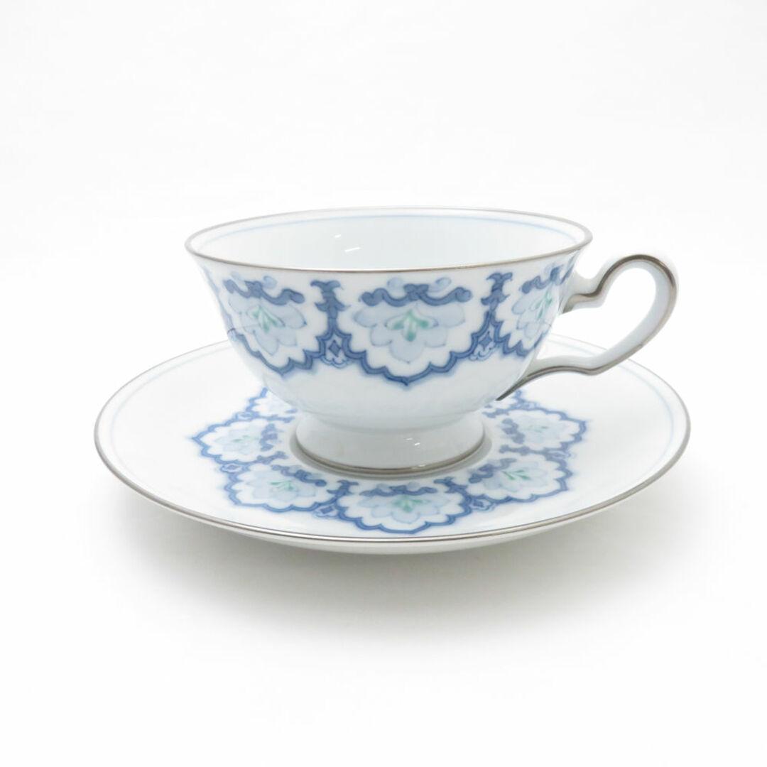 美品 OKURA 大倉陶園 呉須正倉院 カップ&ソーサー ティー 美品 OKURA 大倉陶園 呉須正倉院 カップ&ソーサー ティー