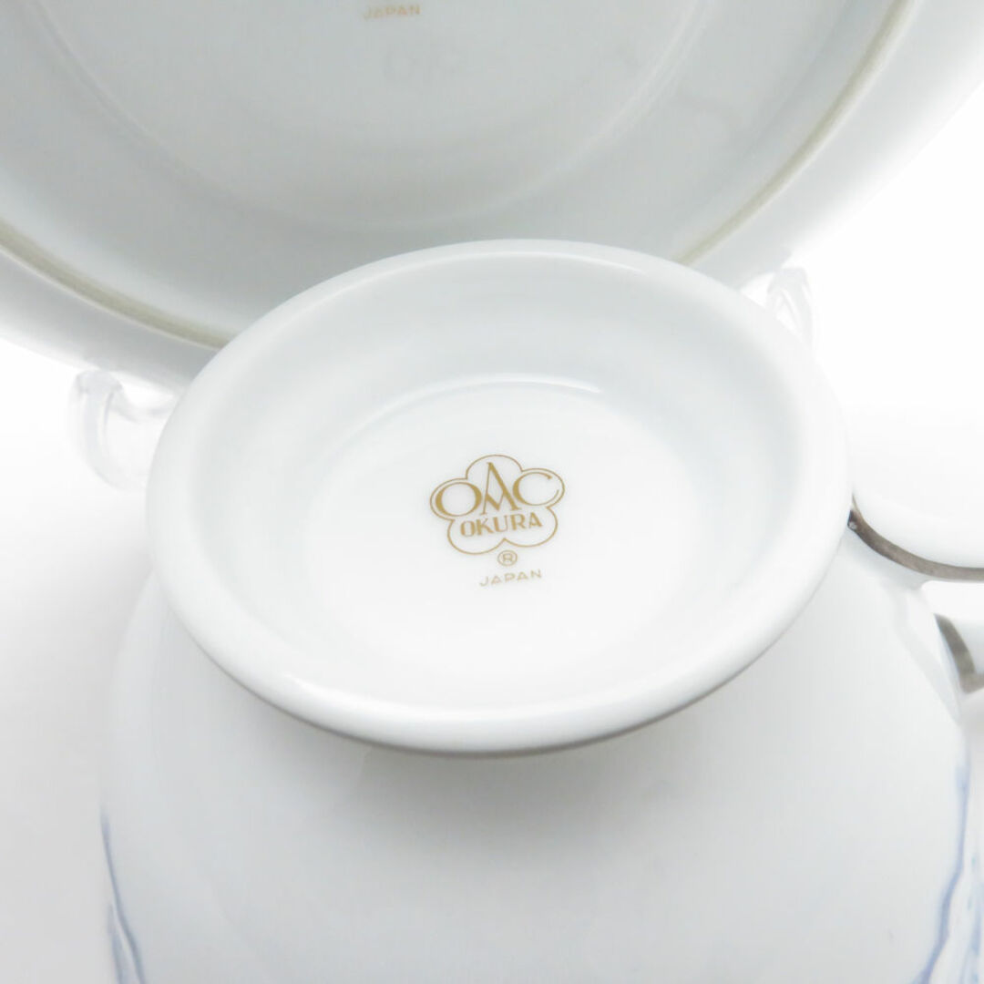 美品 OKURA 大倉陶園 呉須正倉院 カップ&ソーサー ティー 美品 OKURA 大倉陶園 呉須正倉院 カップ&ソーサー ティー