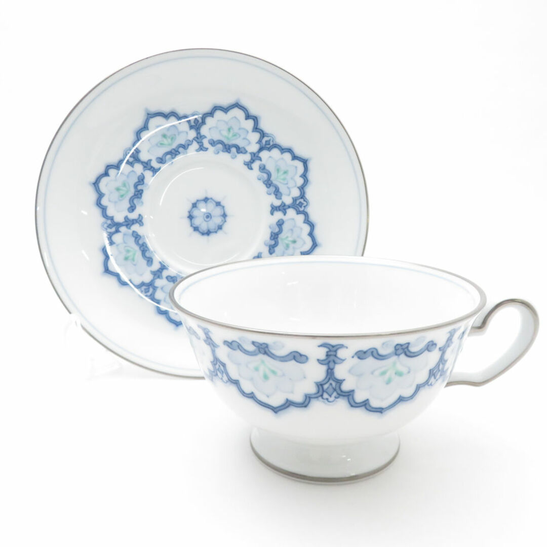 美品 OKURA 大倉陶園 呉須正倉院 カップ&ソーサー ティー 美品 OKURA 大倉陶園 呉須正倉院 カップ&ソーサー ティー