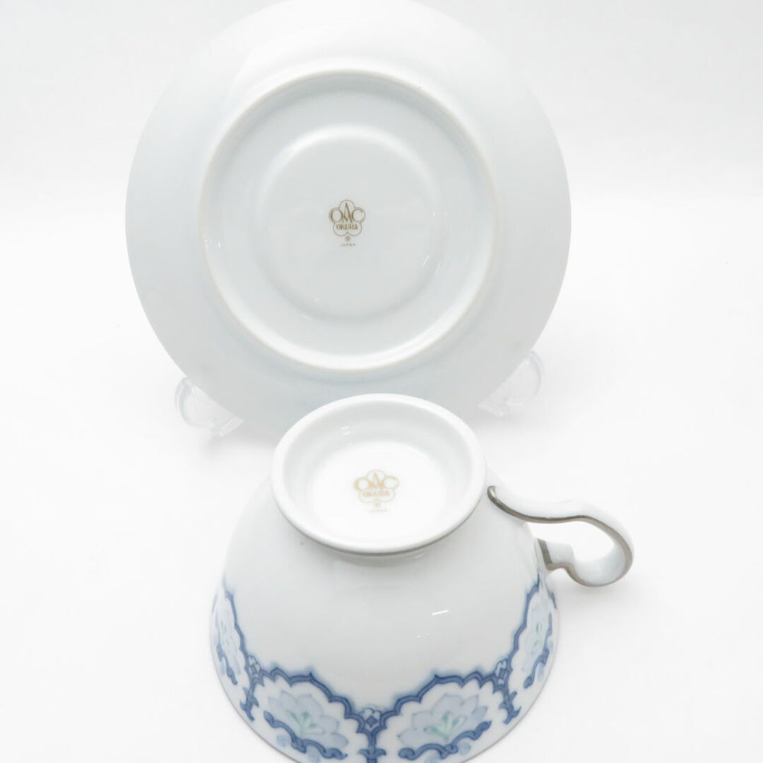 美品 OKURA 大倉陶園 呉須正倉院 カップ&ソーサー ティー 美品 OKURA 大倉陶園 呉須正倉院 カップ&ソーサー ティー