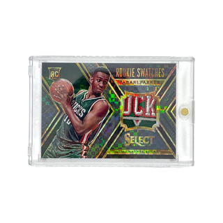 PANINI NBAカード SELECT ROOKIE SWATCHES PRIZM BLACK GOLD JABARI PARKER One of One #1 送料無料 中古 IT1(シングルカード)