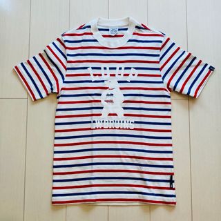 ループウィラー(LOOPWHEELER)の【希少】（美品）ループウィラー tシャツ 半袖 糸巻き熊 ベアー柄(Tシャツ/カットソー(半袖/袖なし))