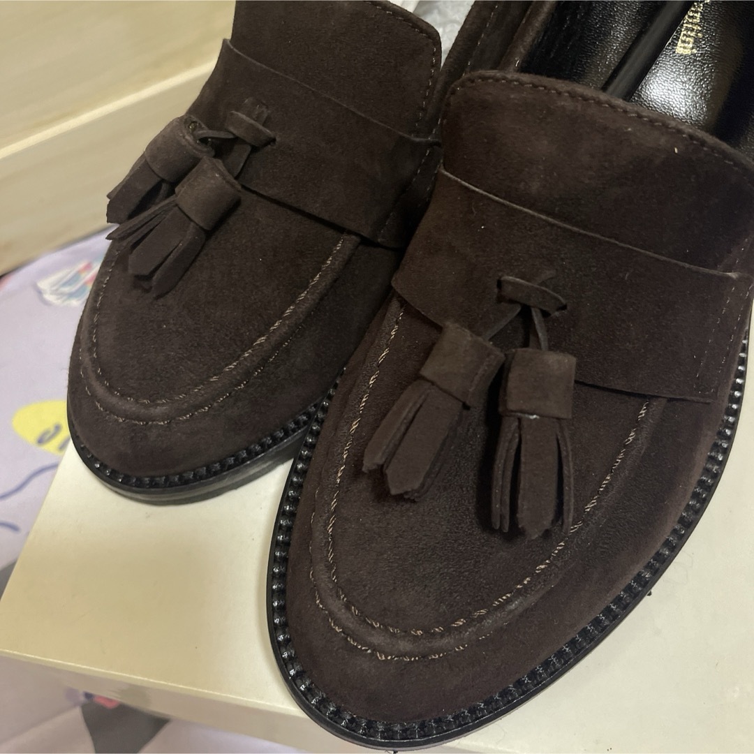 新品 チャンキーヒール タッセル ローファー cantini&cantini 新品 チャンキーヒール タッセル ローファー cantini&cantini