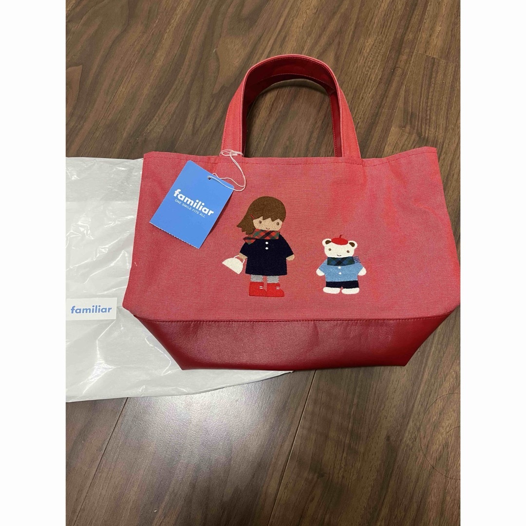 familiar - familiar♡ファミリア♡手刺繍デニムバッグ♡2024年 familiar - familiar♡ファミリア♡手刺繍デニムバッグ♡2024年