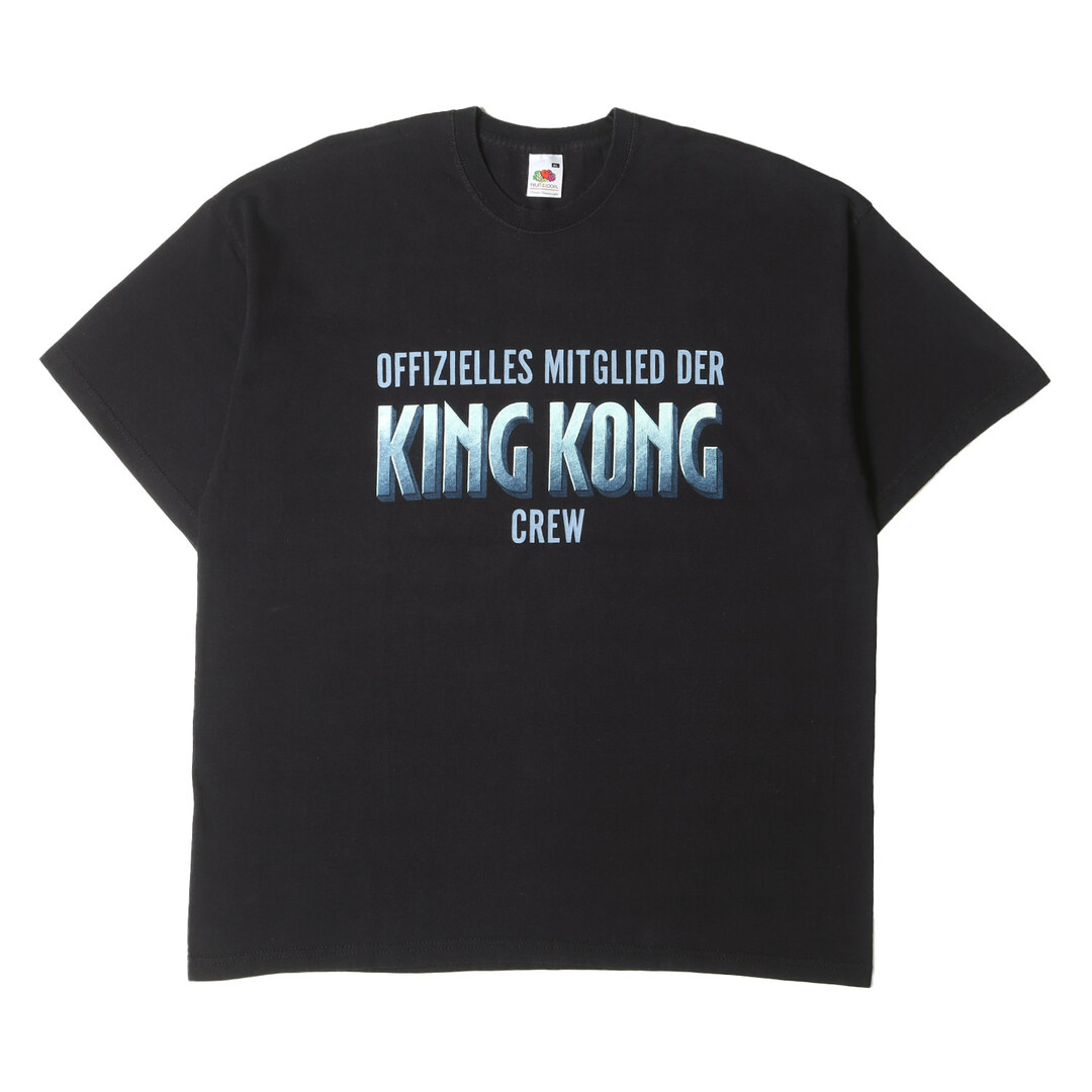 00s KING KONG タイトルロゴ クルーネック Tシャツ 00年代 FRUIT 00s KING KONG タイトルロゴ クルーネック Tシャツ 00年代 FRUIT