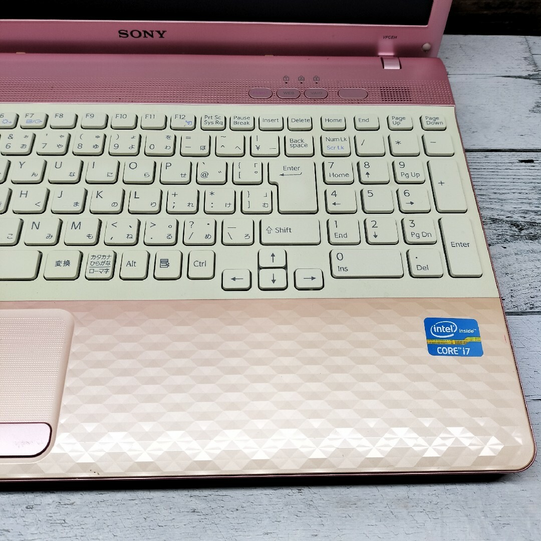 748 Core i7/VAIO ピンクノートパソコン/サクサク新品SSD 748 Core i7/VAIO ピンクノートパソコン/サクサク新品SSD
