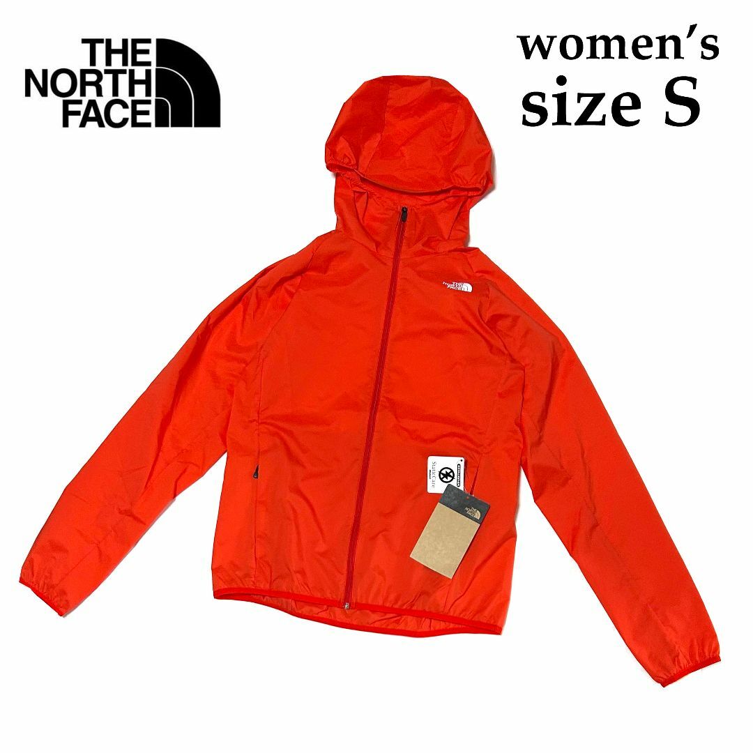 THE NORTH FACE - 新品　Sサイズ ノースフェイス　レディース　スワロテイル ベントフーディ レッド