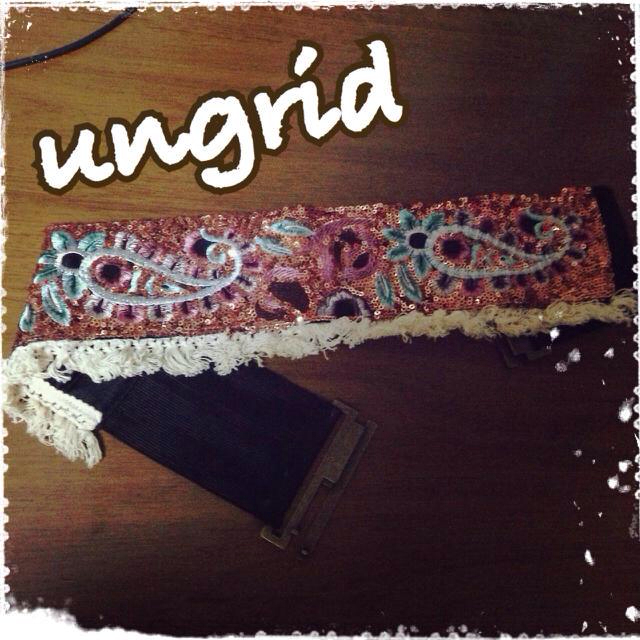 Ungrid(アングリッド)のアングリッド♡ウエストベルト レディースのファッション小物(ベルト)の商品写真