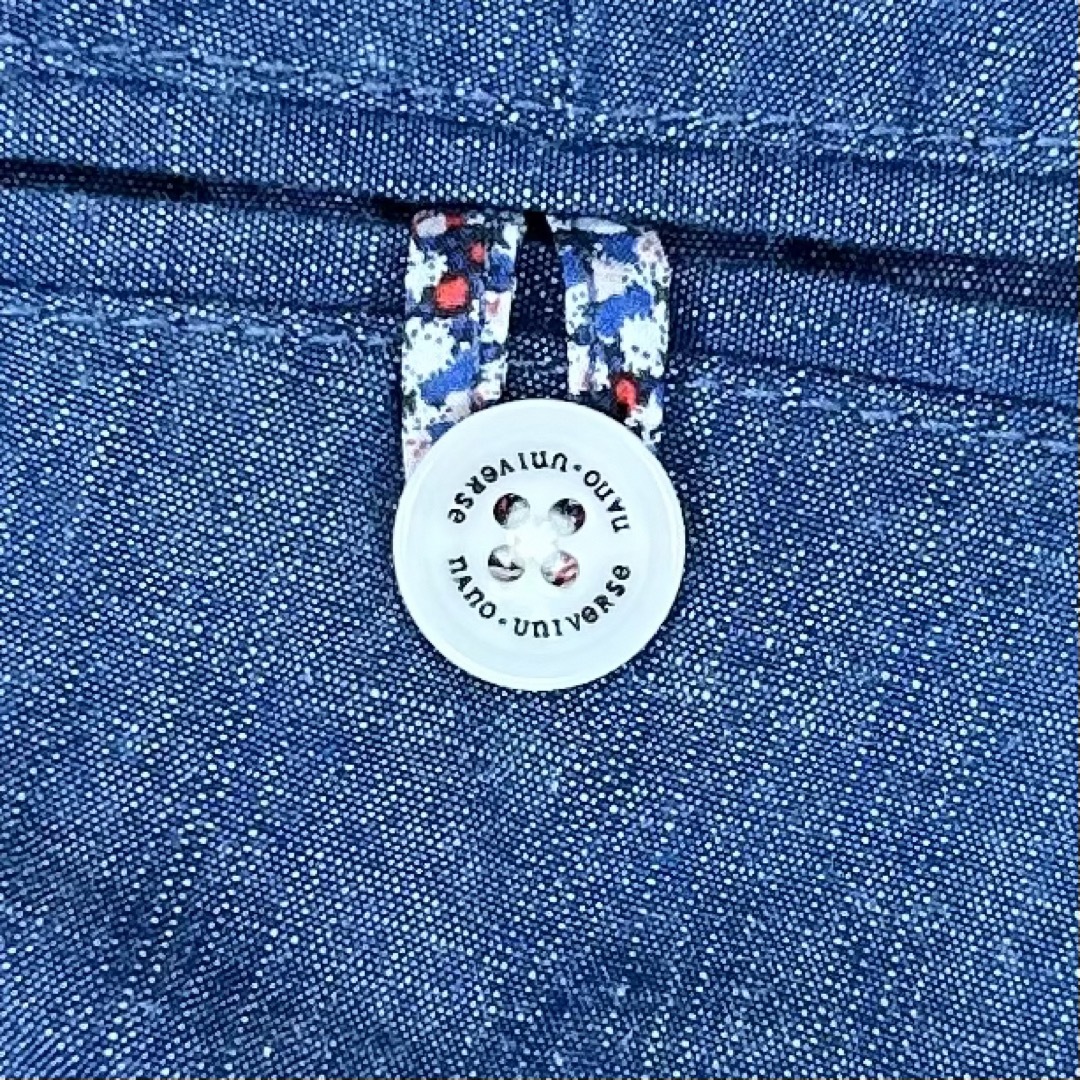 nano・universe - ナノユニバース美品♪♪ウォッシュドブルー nano・universe - ナノユニバース美品♪♪ウォッシュドブルー
