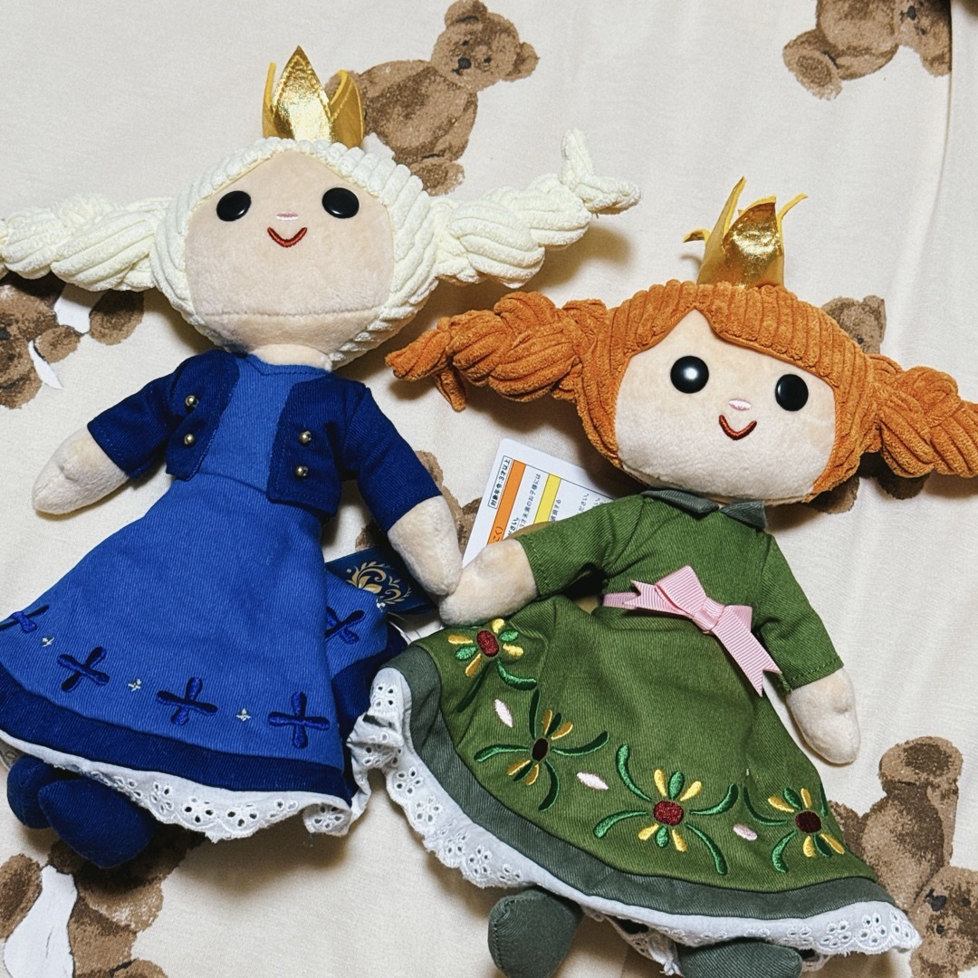 アナと雪の女王 エルサ アナ ぬいぐるみ エンタメ/ホビーのおもちゃ/ぬいぐるみ(キャラクターグッズ)の商品写真