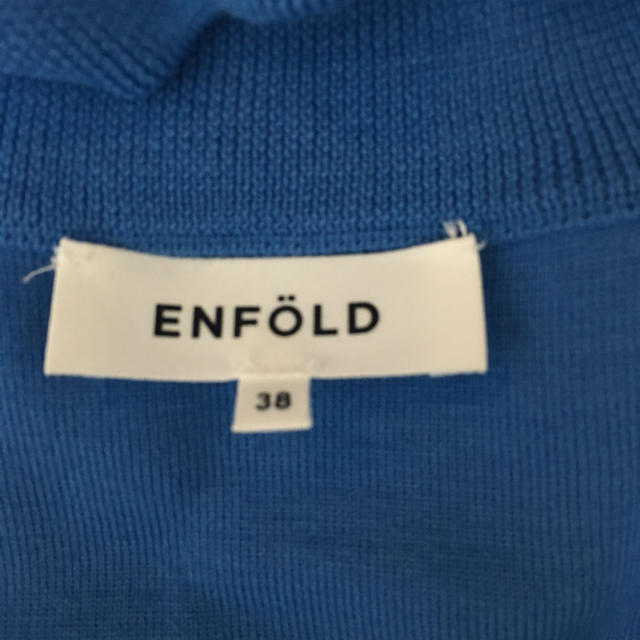 ENFOLD(エンフォルド)のエンフォルド 付け襟 青 レディースのアクセサリー(つけ襟)の商品写真