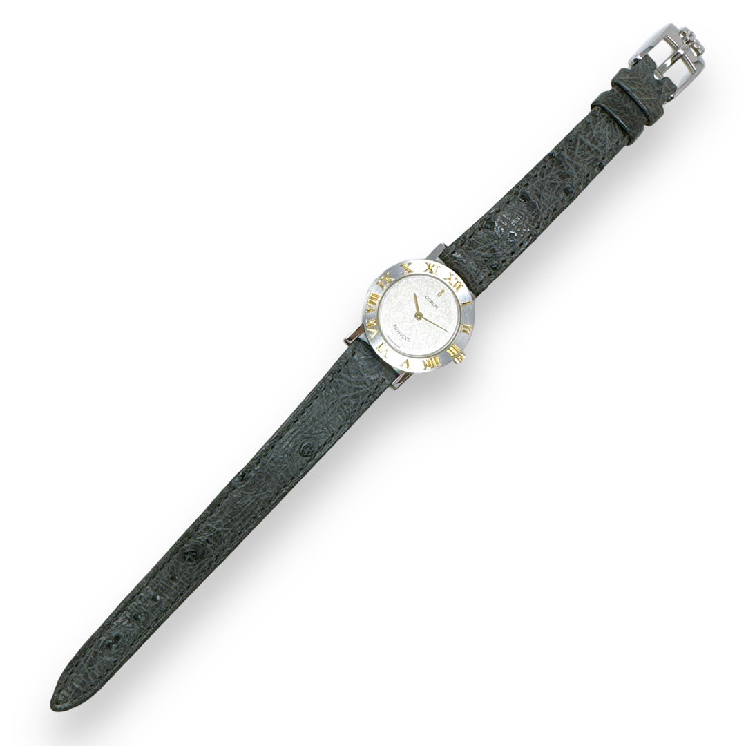 CORUM - コルム ロムルス 革ベルト レザー グレー クオーツ CORUM - コルム ロムルス 革ベルト レザー グレー クオーツ