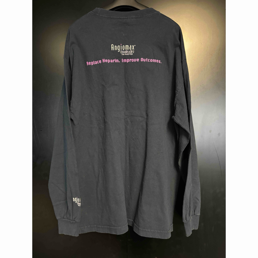 激レア当時物 Angiomax 企業ロンTシャツ ヴィンテージ USA製 XL 激レア当時物 Angiomax 企業ロンTシャツ ヴィンテージ USA製 XL
