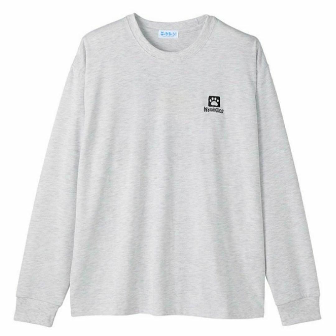 L ニャンちゅう さがら刺しゅう 白 長袖 Tシャツ ロンT、他 M L ニャンちゅう さがら刺しゅう 白 長袖 Tシャツ ロンT、他 M