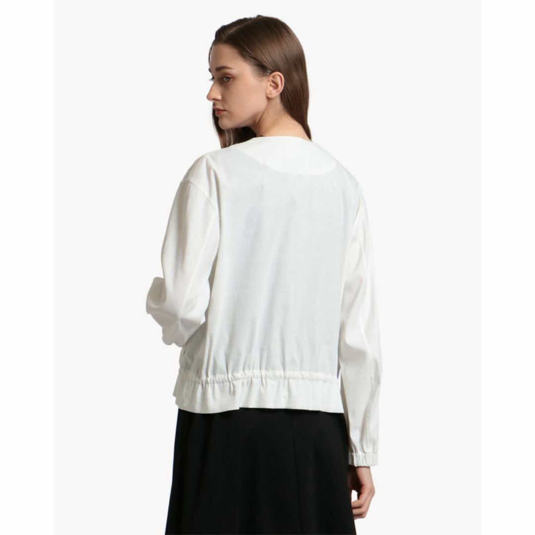 theory luxe 23SS Crisp Linen DITE ブルゾン 白 theory luxe 23SS Crisp Linen DITE ブルゾン 白
