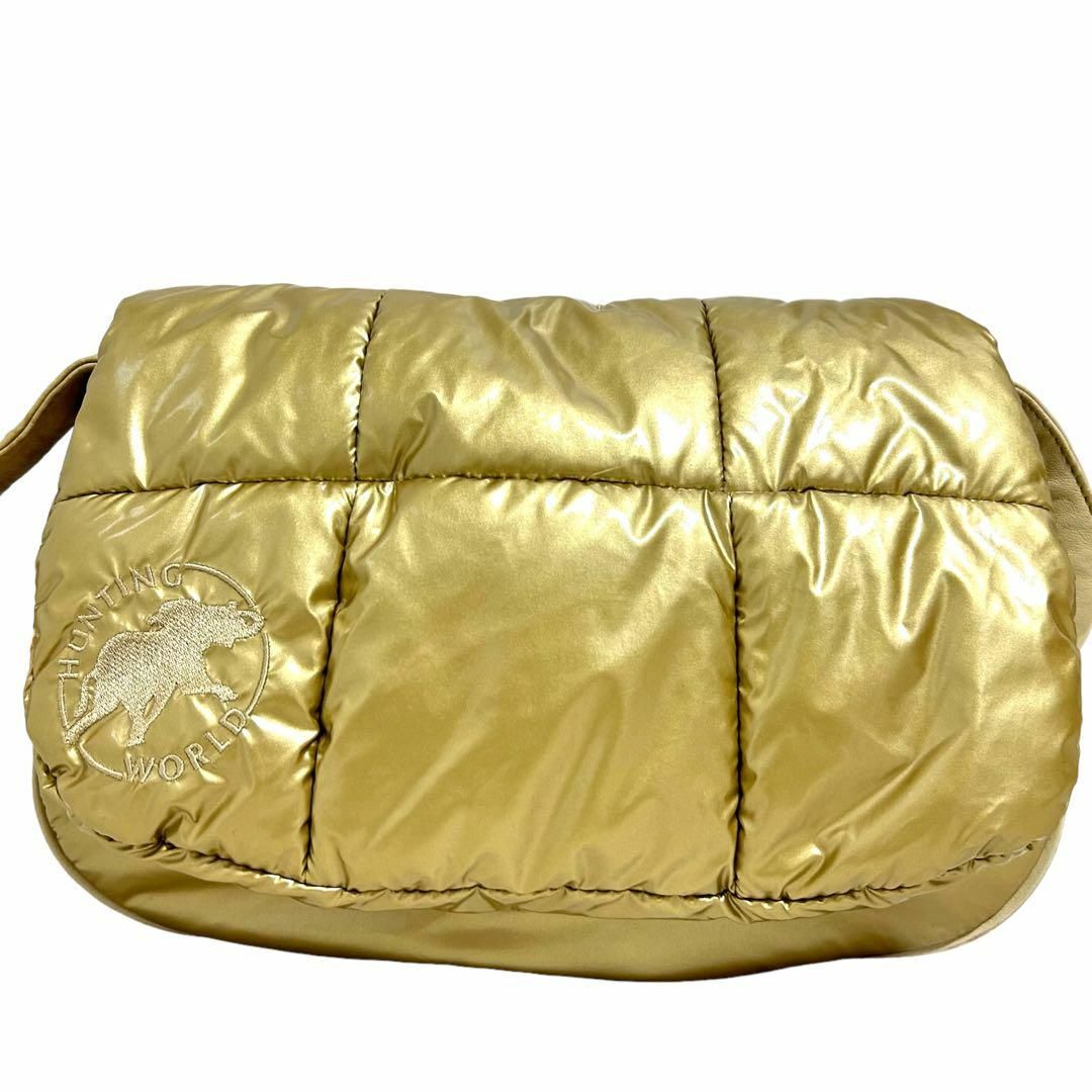 美品/希少 ハンティングワールド バチュークロス ショルダー 美品/希少 ハンティングワールド バチュークロス ショルダー