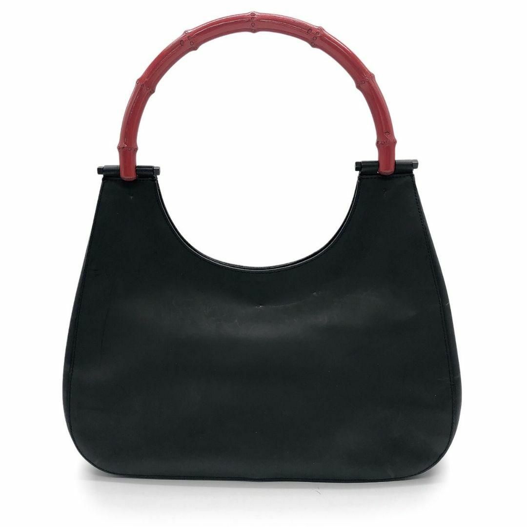GUCCI - グッチ 001.3739.3444 ハンドバッグ コンパクト 黒 GUCCI - グッチ 001.3739.3444 ハンドバッグ コンパクト 黒