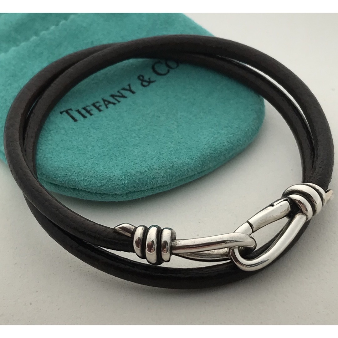 Tiffany ノットダブルブレイドラップ ブレスレット希少 Tiffany ノットダブルブレイドラップ ブレスレット希少