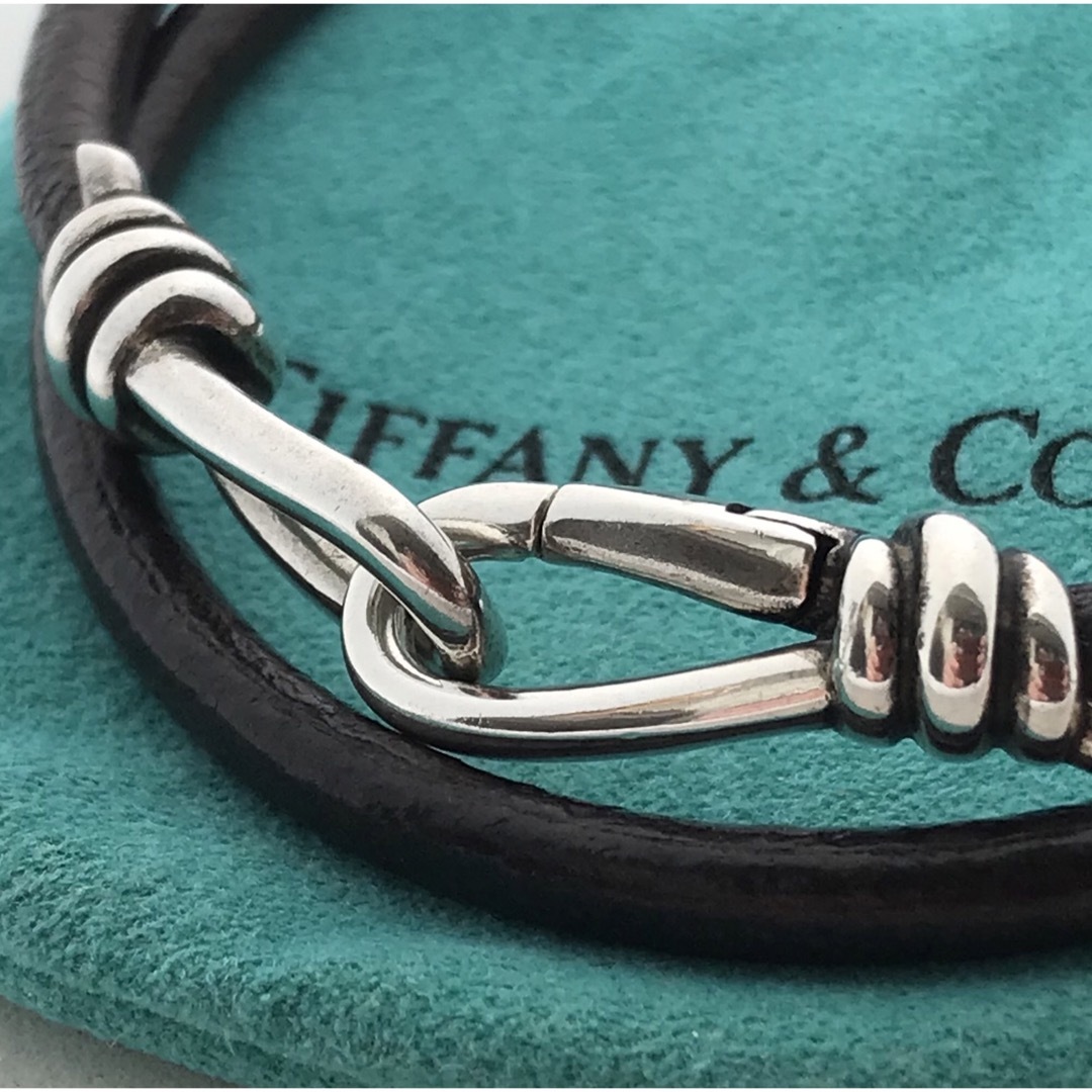 Tiffany ノットダブルブレイドラップ ブレスレット希少 Tiffany ノットダブルブレイドラップ ブレスレット希少