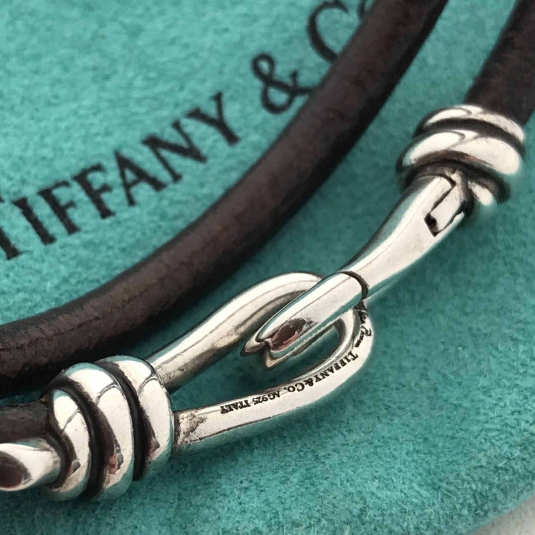 Tiffany ノットダブルブレイドラップ ブレスレット希少 Tiffany ノットダブルブレイドラップ ブレスレット希少