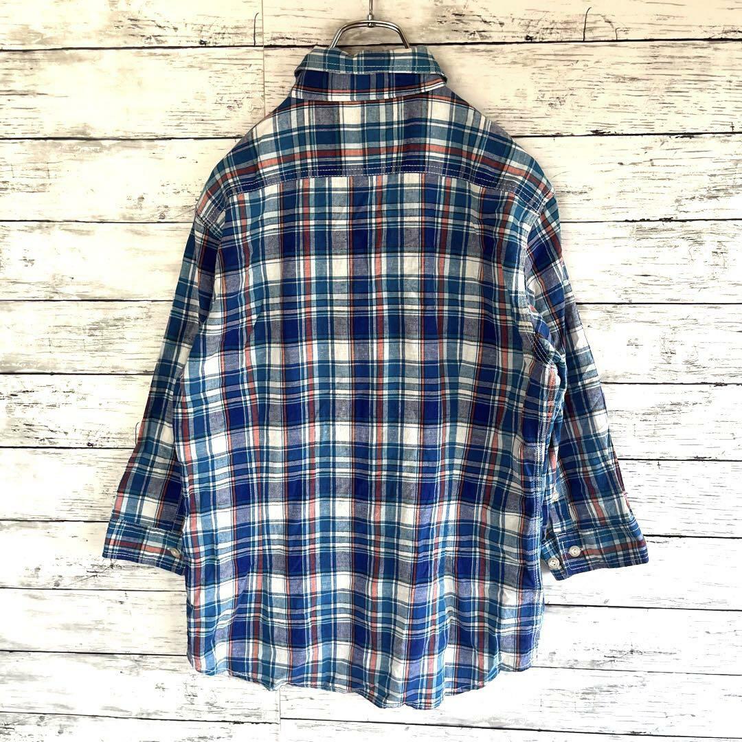 Dickies - 【人気商品】ディッキーズ 7分丈シャツ チェック柄 M Dickies - 【人気商品】ディッキーズ 7分丈シャツ チェック柄 M