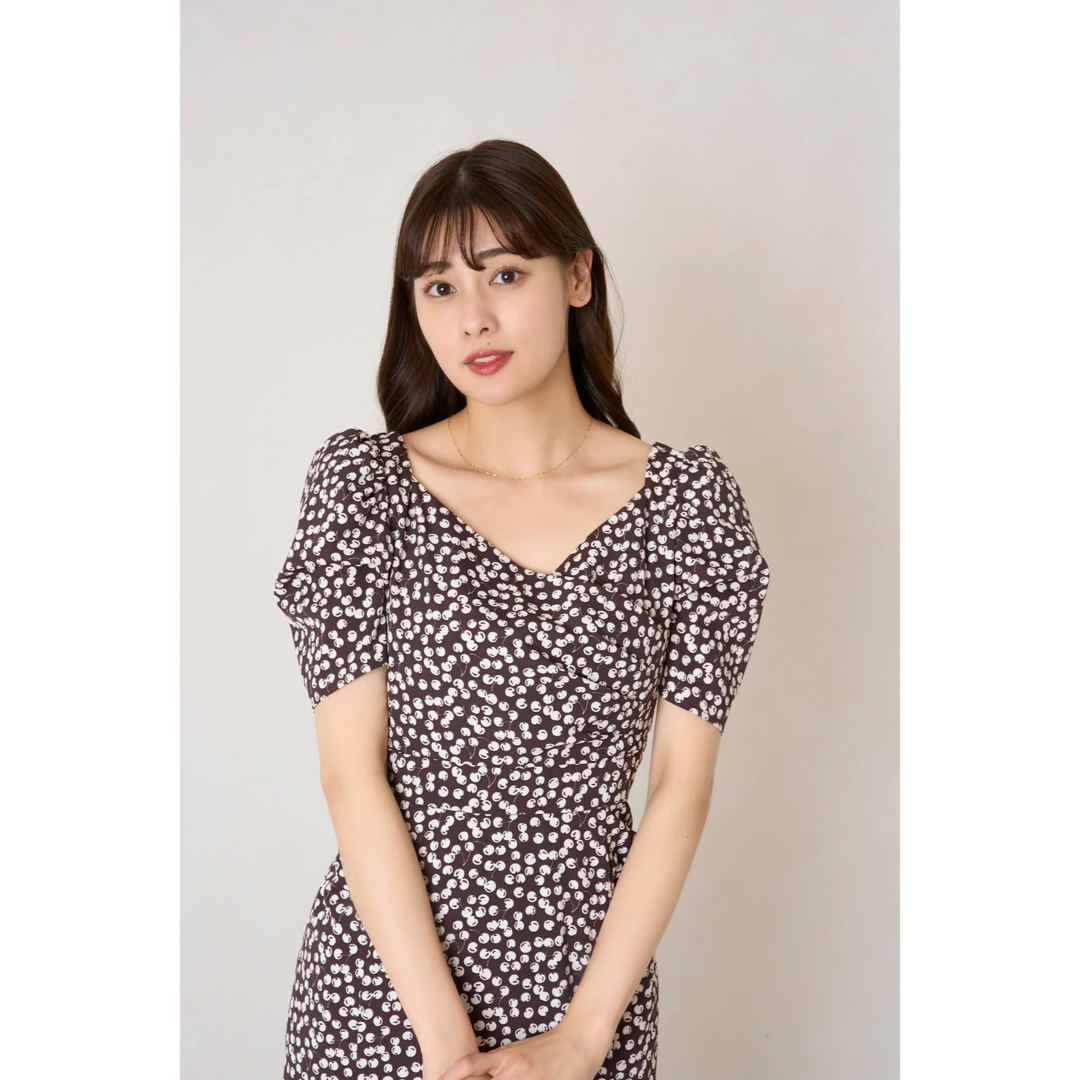 Cherry Pattern Cache-Coeur One-Piece Cherry Pattern Cache-Coeur One-Piece