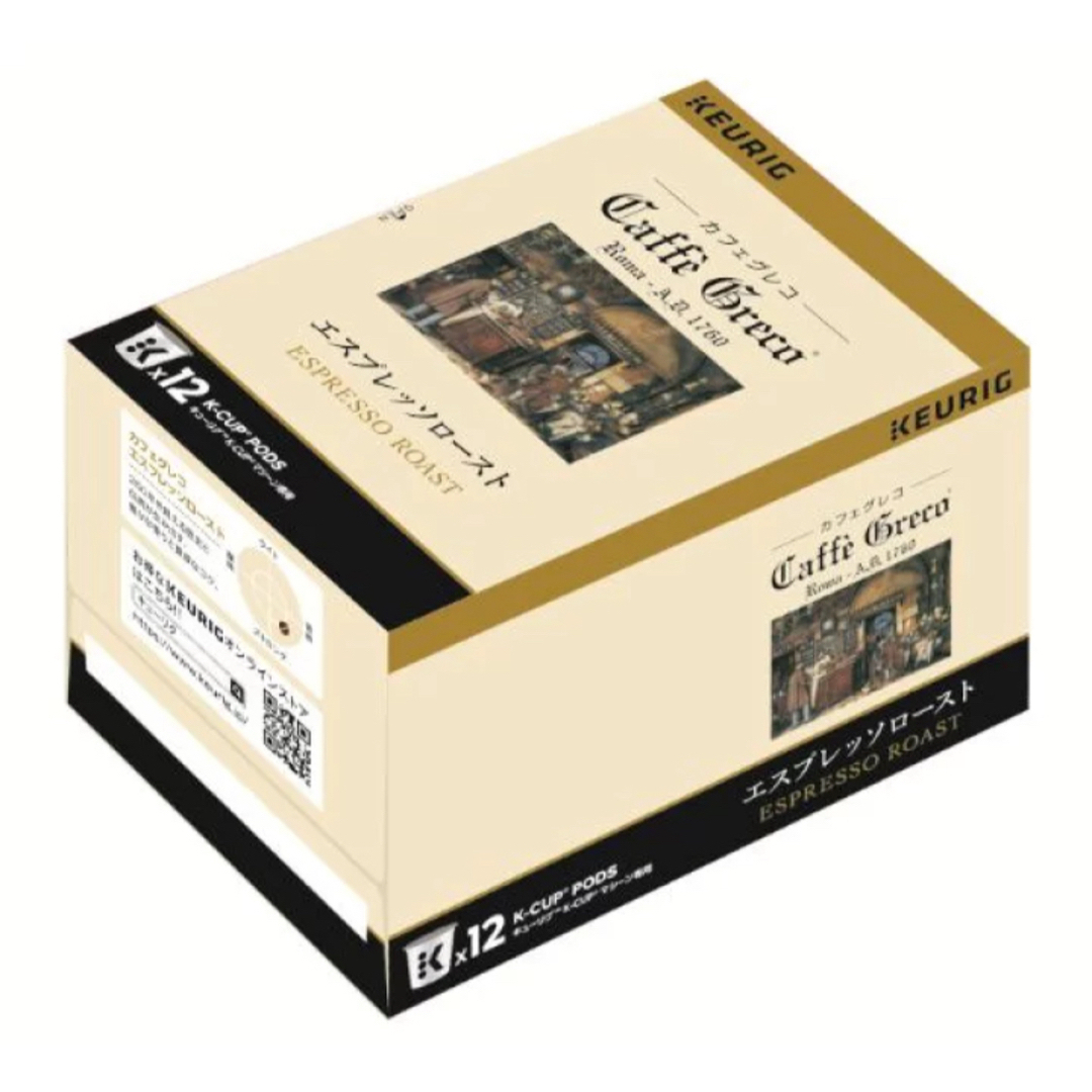 KEURIG(キューリグ)のキューリグ KEURIG K-CUP 8箱 Caffe Greco カフェグレコ 食品/飲料/酒の飲料(コーヒー)の商品写真