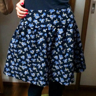 アクアガール(aquagirl)の花柄♡CROLLA♡スカート(ひざ丈スカート)