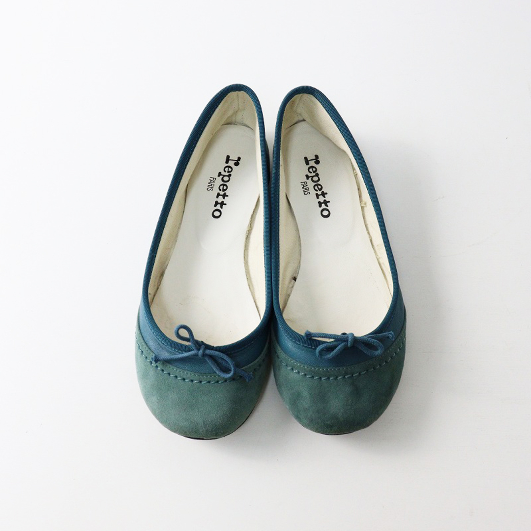repetto - レペット repetto スエード×レザー切替バレエシューズ repetto - レペット repetto スエード×レザー切替バレエシューズ