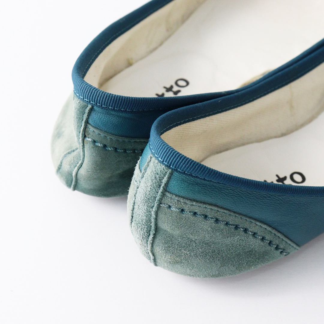 repetto - レペット repetto スエード×レザー切替バレエシューズ repetto - レペット repetto スエード×レザー切替バレエシューズ