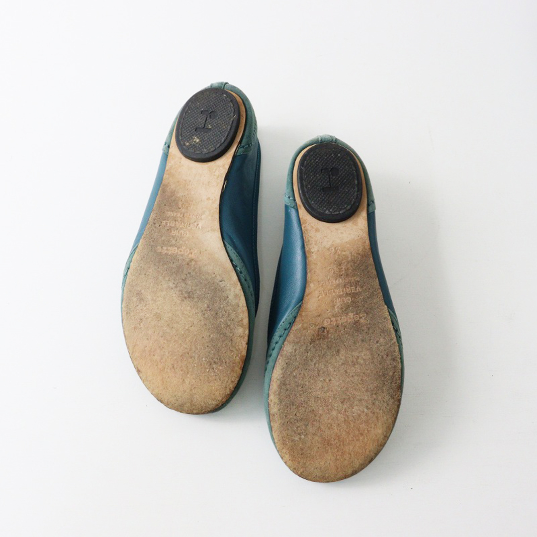 repetto - レペット repetto スエード×レザー切替バレエシューズ repetto - レペット repetto スエード×レザー切替バレエシューズ