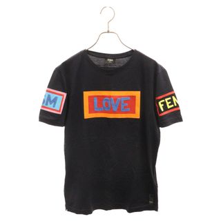 FENDI(Tシャツ/カットソー(半袖/袖なし) ・ ブラック/黒色系 FENDI(Tシャツ/カットソー(半袖/袖なし) ・ ブラック/黒色系