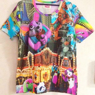 マルコマルカ(MALKOMALKA)のMALKOMALKA*遊園地柄Tシャツ♡(Tシャツ(半袖/袖なし))