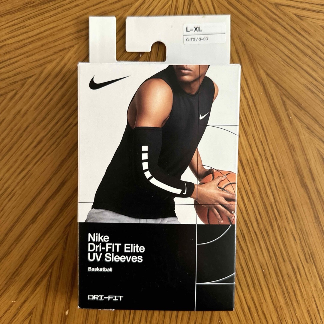 NIKE - 新品☆ ナイキ ドライフィット アームカバー UVカット☆L NIKE - 新品☆ ナイキ ドライフィット アームカバー UVカット☆L