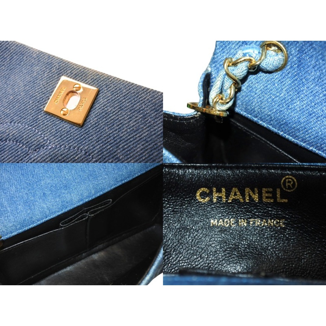 CHANEL - CHANEL シャネル デニム チェーン ミニ ショルダー CHANEL - CHANEL シャネル デニム チェーン ミニ ショルダー