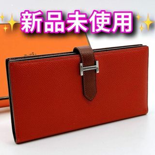 エルメス ベアン 財布(レディース)(レッド/赤色系)の通販 100 エルメス ベアン 財布(レディース)(レッド/赤色系)の通販 100