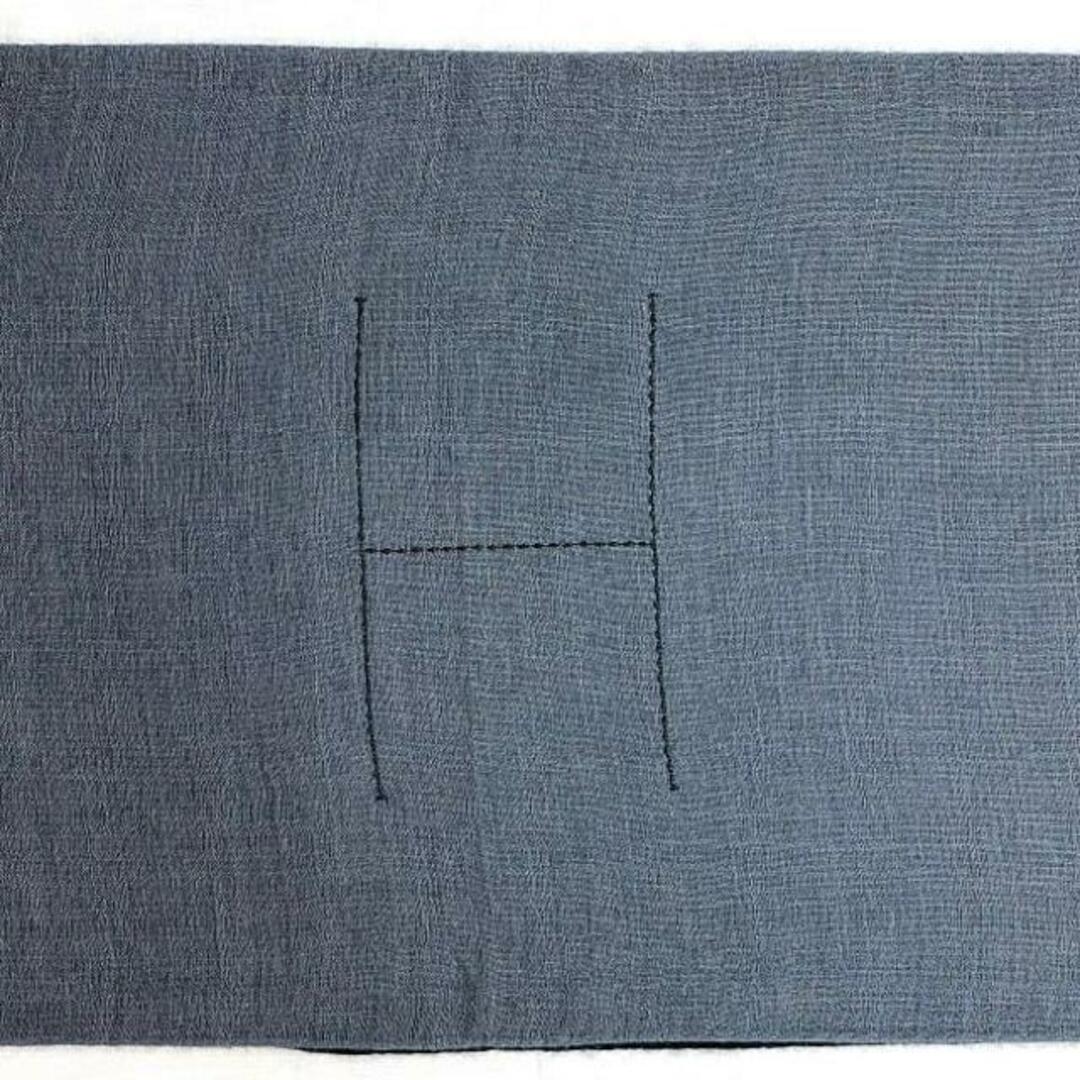 HERMES - エルメス ストール グレー ブラック 美品 クリーニング HERMES - エルメス ストール グレー ブラック 美品 クリーニング