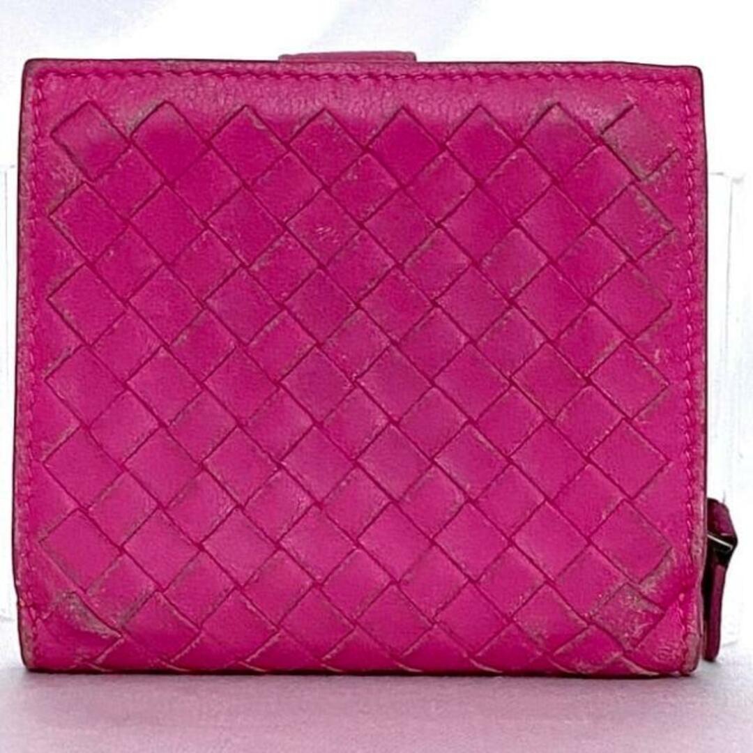 BOTTEGA VENETA - ボッテガヴェネタ 二つ折り 財布 ピンク BOTTEGA VENETA - ボッテガヴェネタ 二つ折り 財布 ピンク