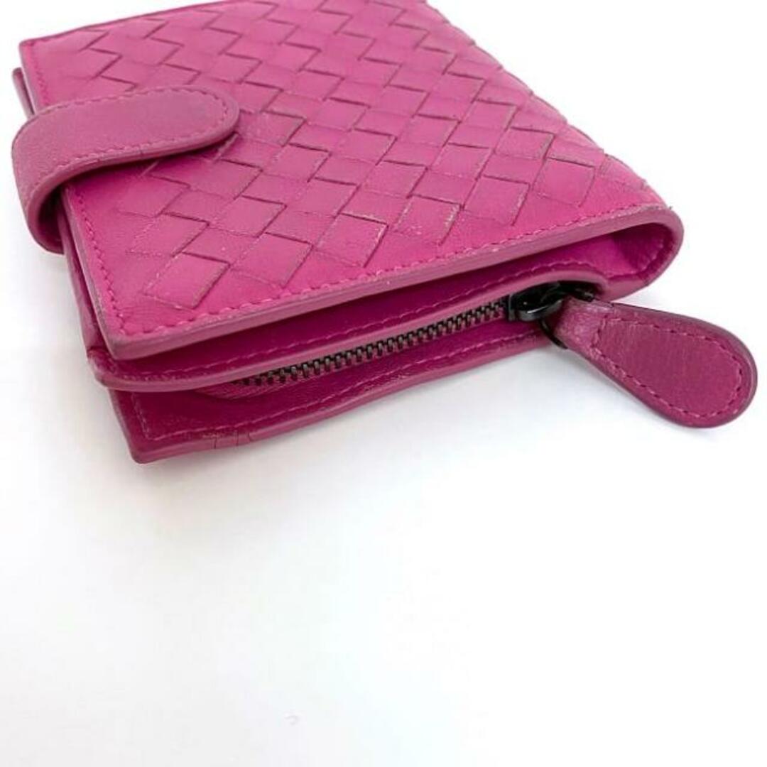 BOTTEGA VENETA - ボッテガヴェネタ 二つ折り 財布 ピンク BOTTEGA VENETA - ボッテガヴェネタ 二つ折り 財布 ピンク