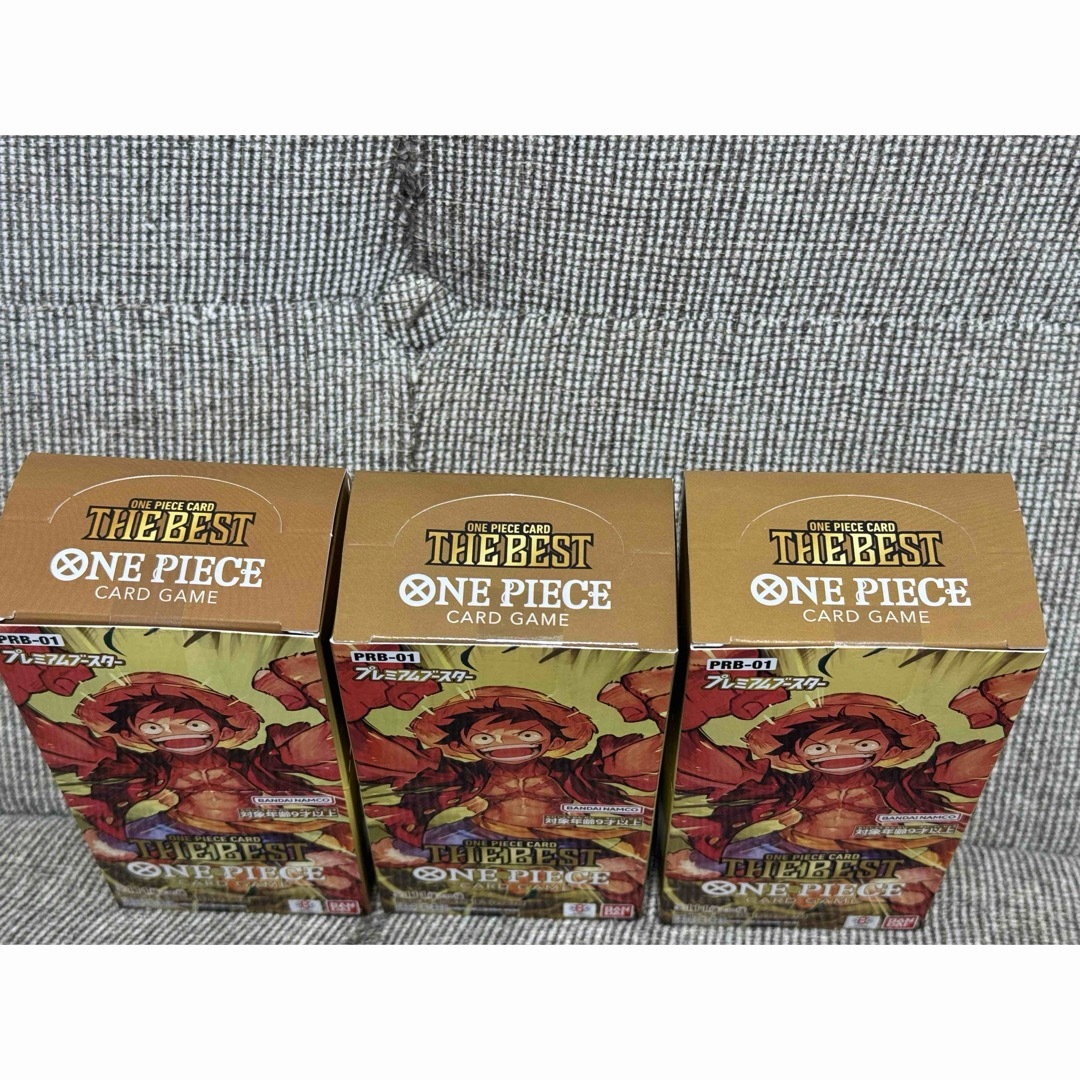 BANDAI - プレミアムブースター ワンピースカード THE BEST 3box BANDAI - プレミアムブースター ワンピースカード THE BEST 3box