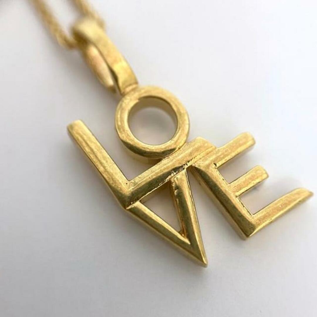 SAINT LAURENT - サンローラン LOVE ネックレス ゴールド SAINT LAURENT - サンローラン LOVE ネックレス ゴールド