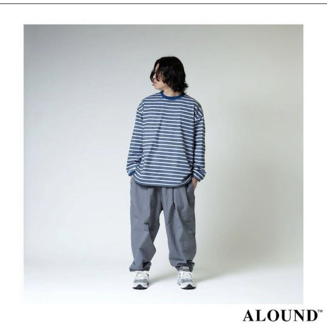 ALOUND TWOTUCK TAPERED NYLON PANTS パンツの通販 by なるさん ALOUND TWOTUCK TAPERED NYLON PANTS パンツの通販 by なるさん