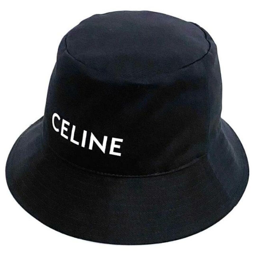 CELINE - セリーヌ バケットハット ブラック ホワイト Sサイズ CELINE - セリーヌ バケットハット ブラック ホワイト Sサイズ