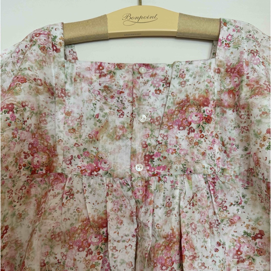 Bonpoint - 【新品タグ付き】キモノスリーブワンピース☆size10 Bonpoint - 【新品タグ付き】キモノスリーブワンピース☆size10