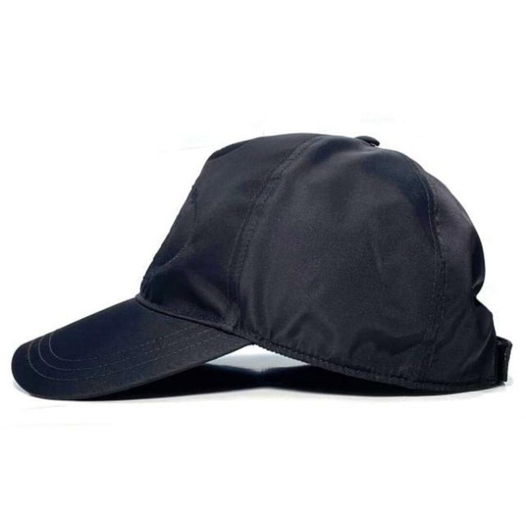 PRADA - プラダ キャップ ブラック NERO 1HC179 美品 ベース PRADA - プラダ キャップ ブラック NERO 1HC179 美品 ベース