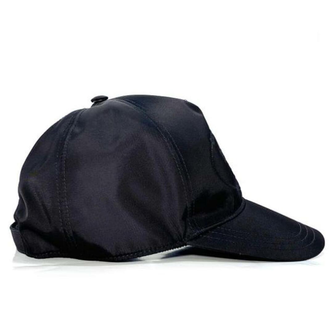 PRADA - プラダ キャップ ブラック NERO 1HC179 美品 ベース PRADA - プラダ キャップ ブラック NERO 1HC179 美品 ベース