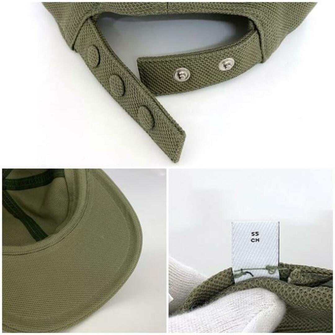 BURBERRY - バーバリー キャップ カーキ レッド ロンドン BURBERRY - バーバリー キャップ カーキ レッド ロンドン