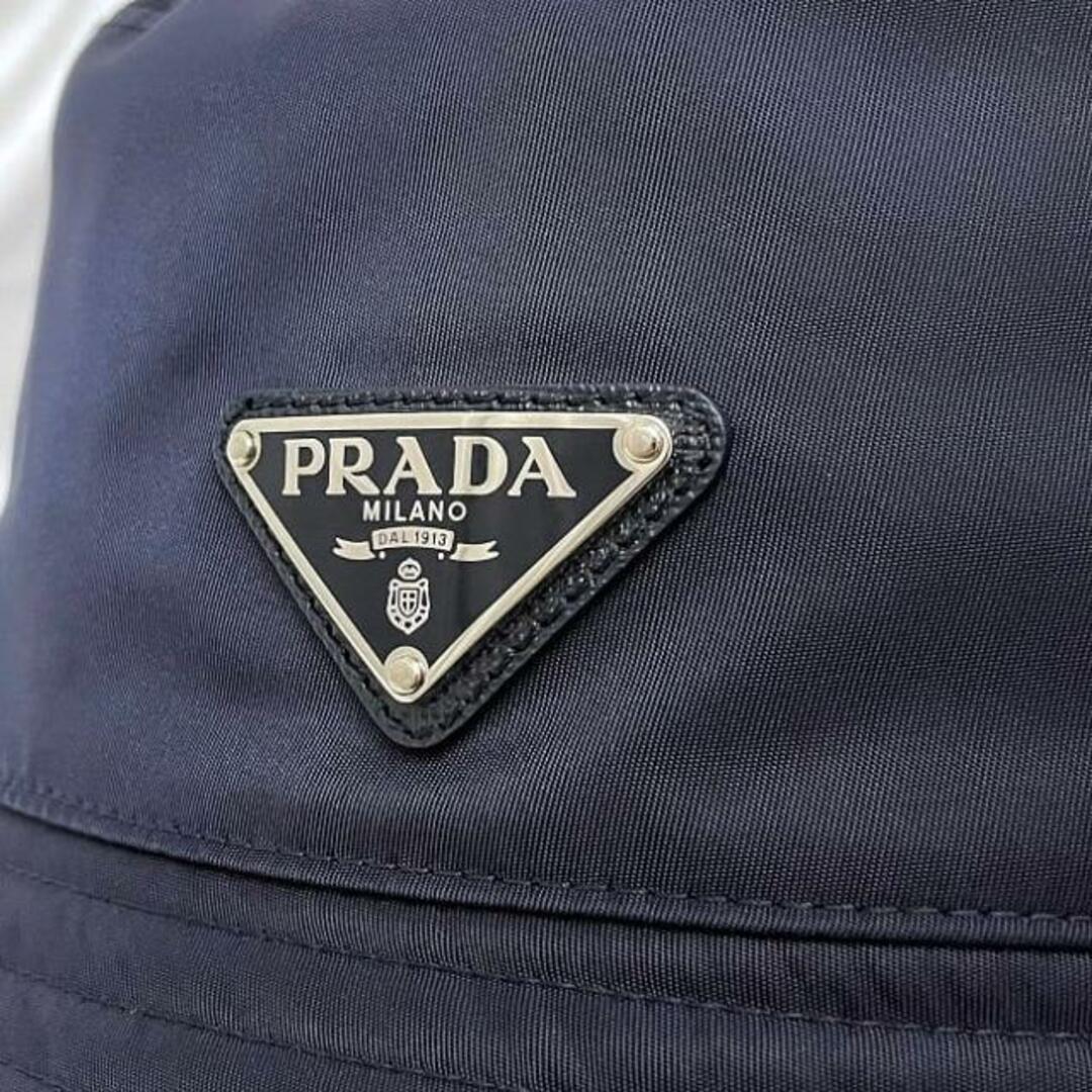 PRADA - プラダ ハット バケットハット ネイビー テスート PRADA - プラダ ハット バケットハット ネイビー テスート