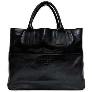 ヒロフ トートバッグ ブラック 美品 レザー 中古 HIROFU ヒロフ トートバッグ ブラック 美品 レザー 中古 HIROFU