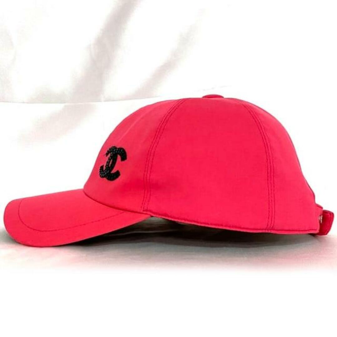 CHANEL - シャネル キャップ ピンク ココマーク 未使用 美品 CHANEL - シャネル キャップ ピンク ココマーク 未使用 美品